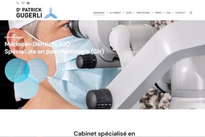 Dr Gugerli website built by IdealPC