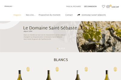 Kuntzer Shop website built by IdealPC