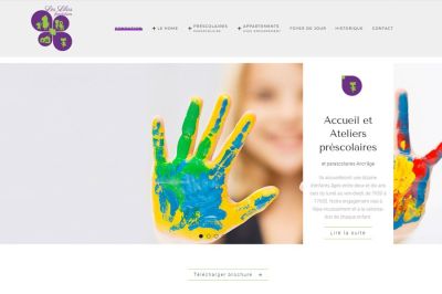 Les Lilas website built by IdealPC