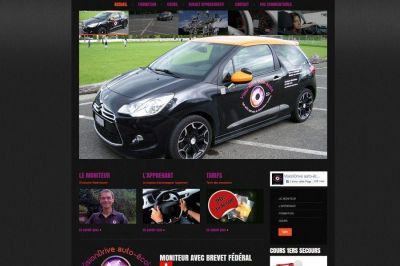 Site web Vision drive réalisé par IdealPC